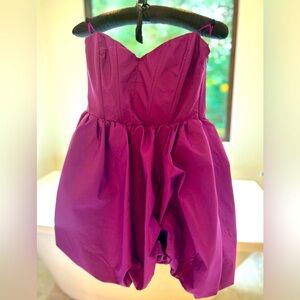 Corset Mini Dress in purple